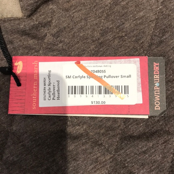 NWT SOUTHERN MARSH CARLYLE SPORTING PULLOVER - Picture 5 of 5